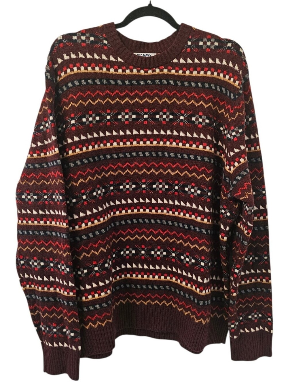 Multi-Coloured Old Navy Men's SoSoft Crew Neck Sweater